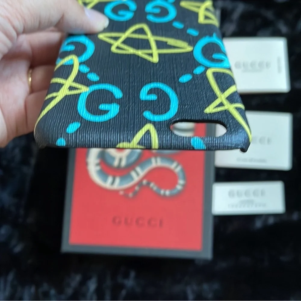 Gucci iPhone 7 Plus / 8 Plus Print Ghost Phone Case Authentic